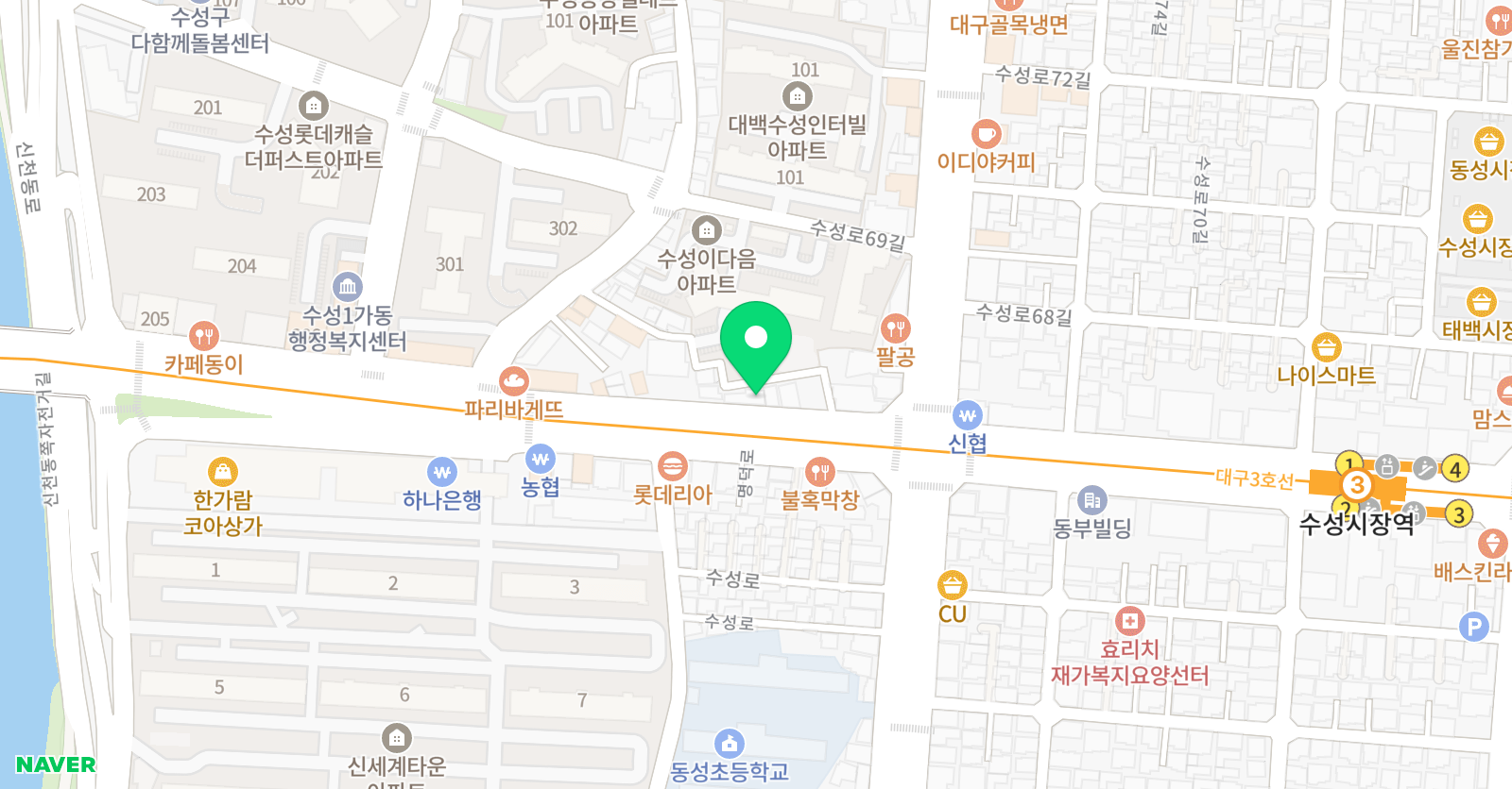 금터 수학학원 위치