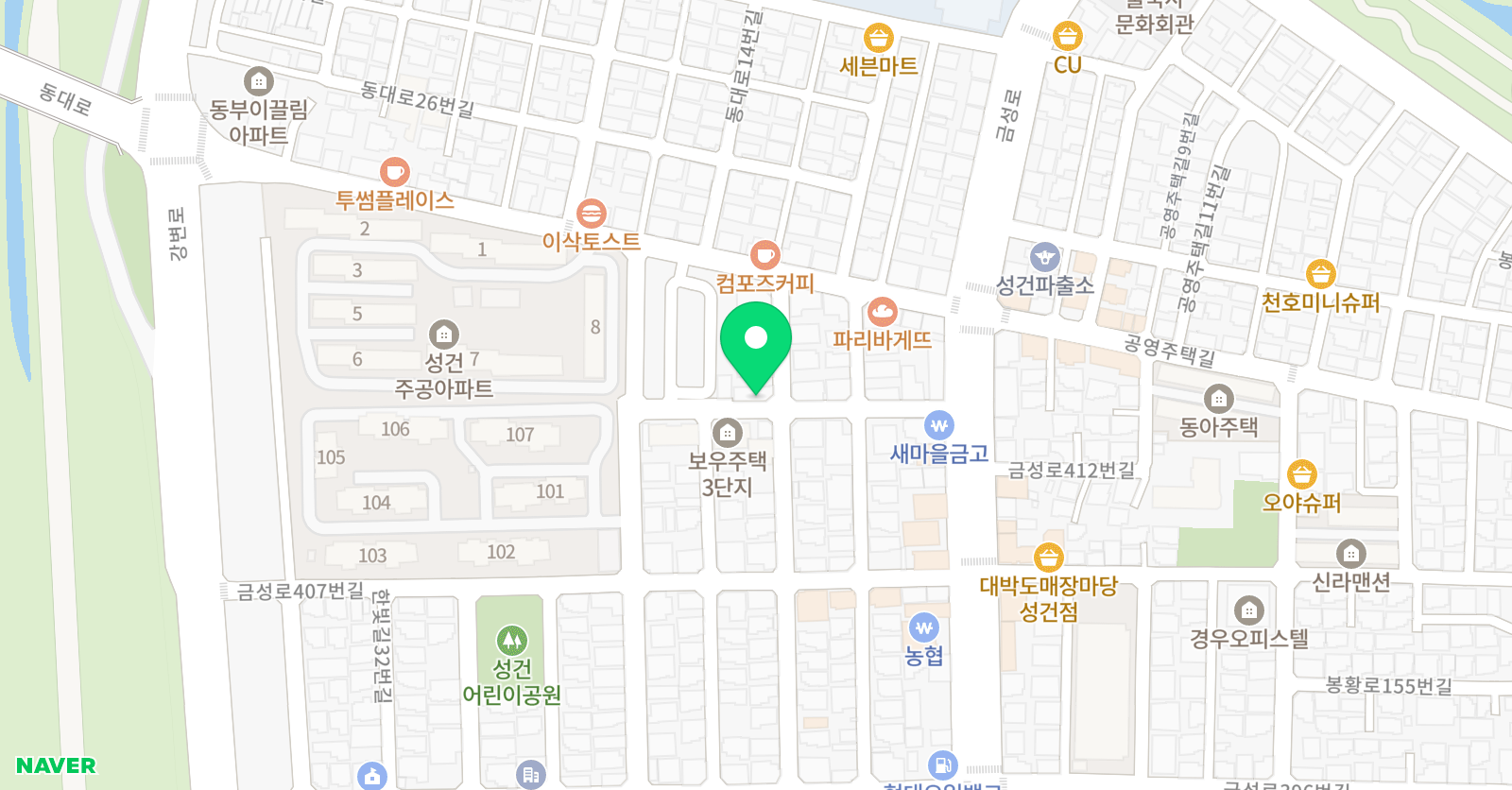 필아트 댄스 스튜디오 위치