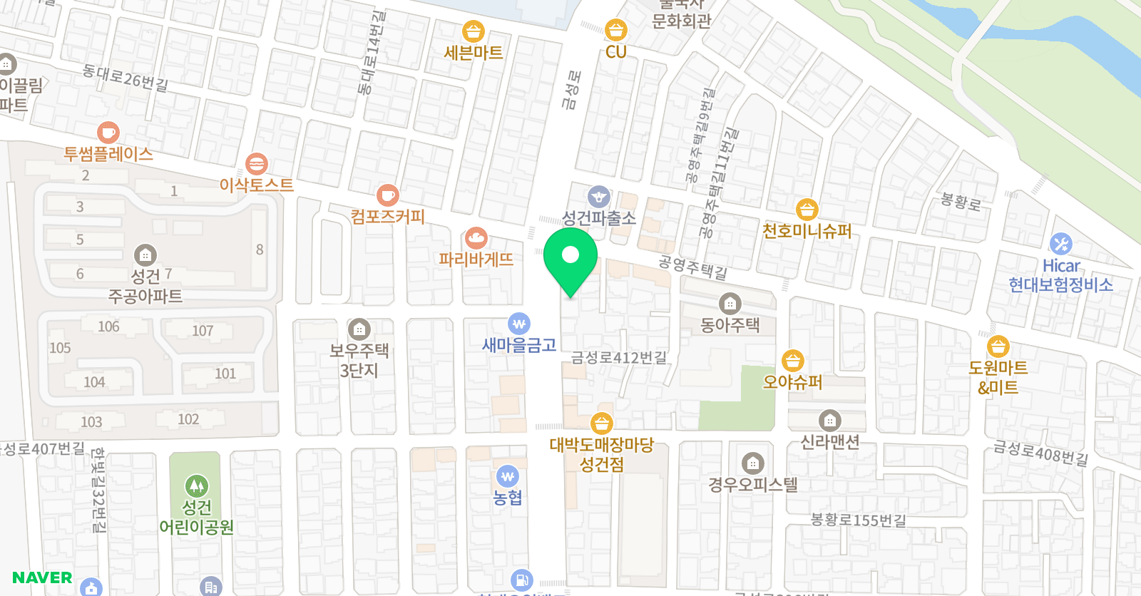 경주 실용음악학원 위치