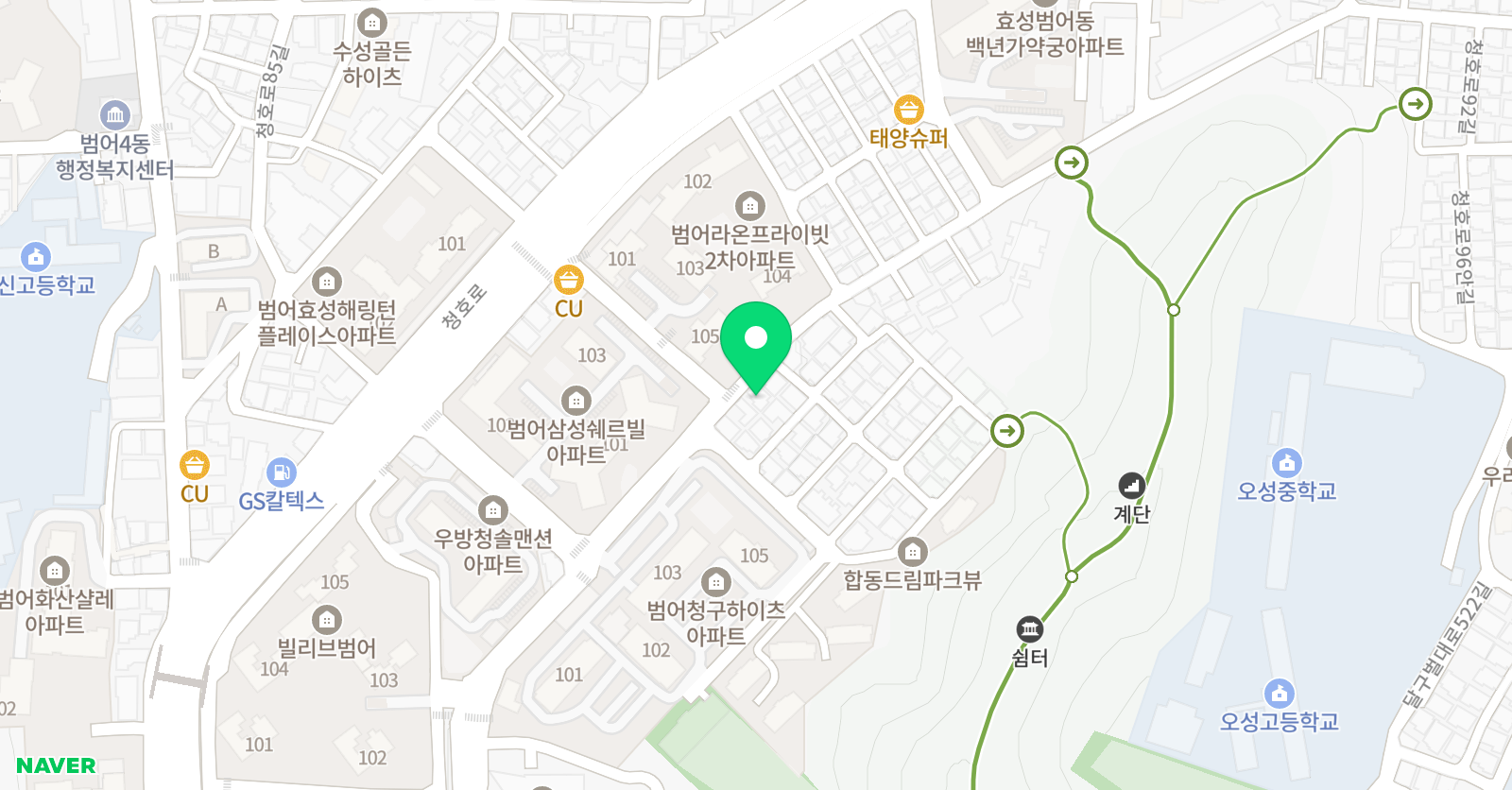 릭스픽에듀 픽에듀 범어점 위치