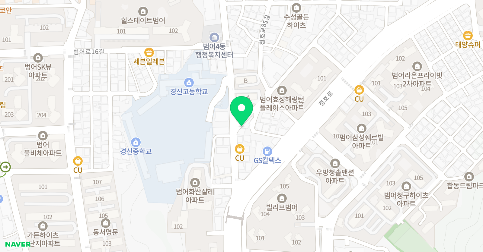 굿쌤 영어교습소 범어점 위치