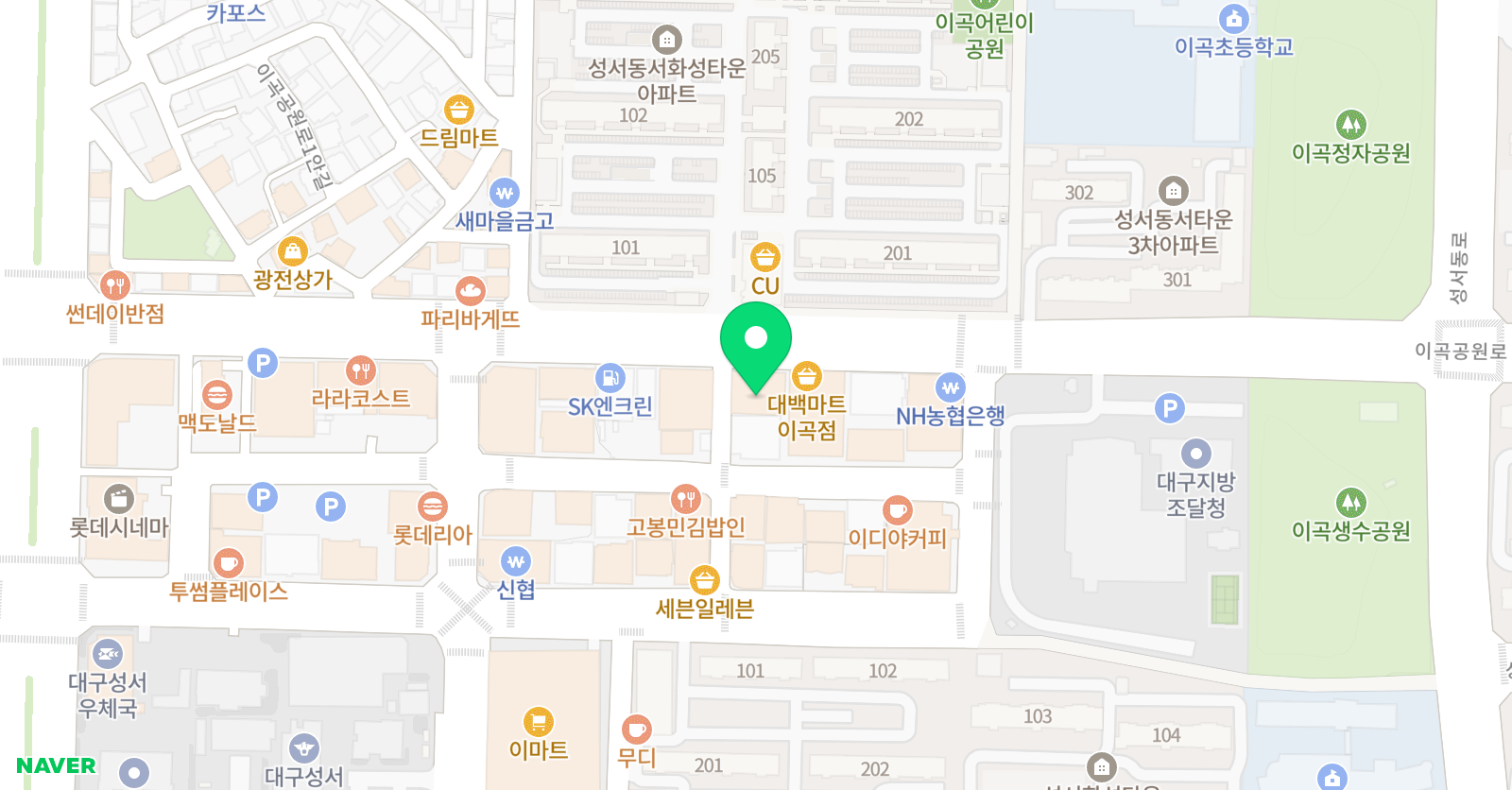 키박스 수학학원 위치