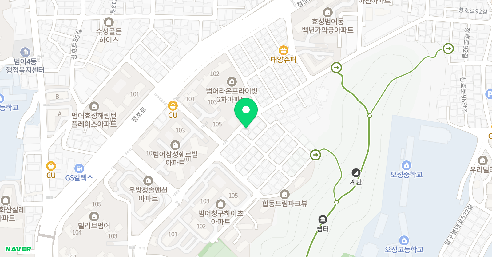 범어라온 음악학원 위치