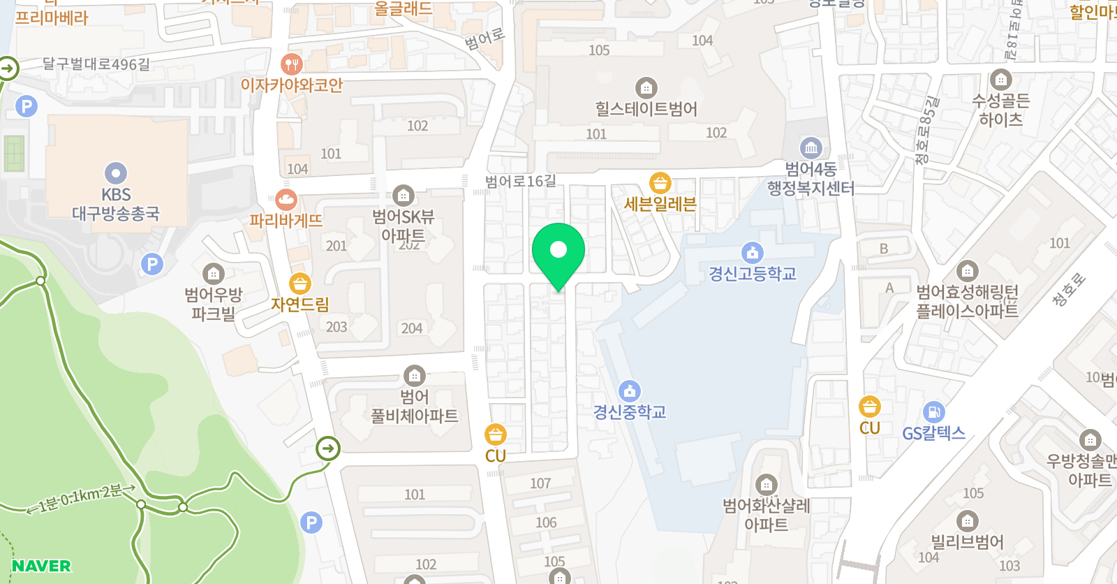 리드인 범어힐스테이트점 위치