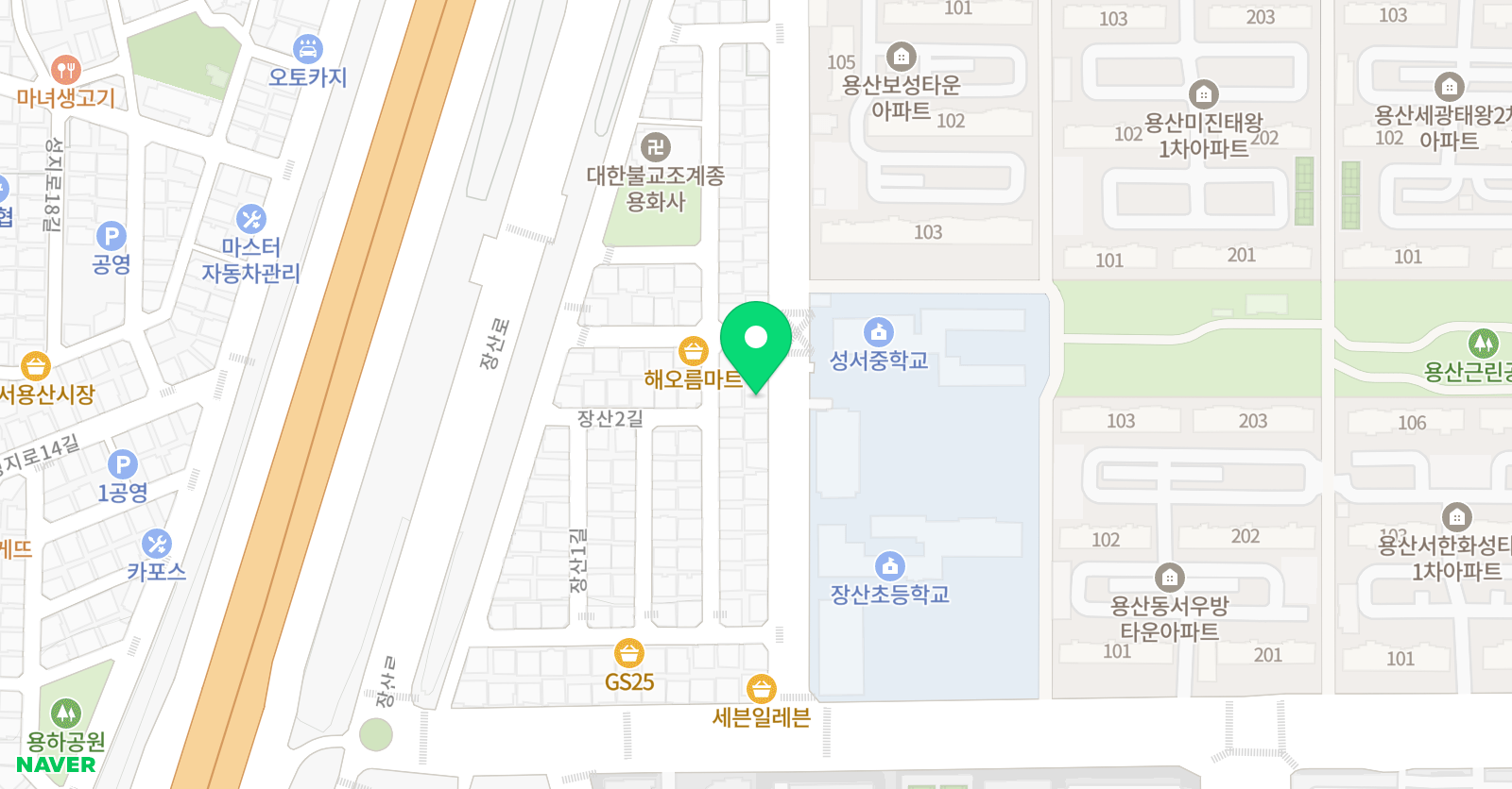 글샘 독서논술 위치