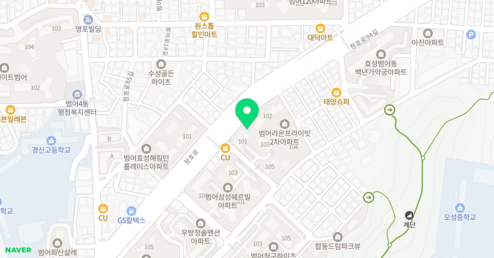 진담수학 몬스터매스 경동초교육원 위치