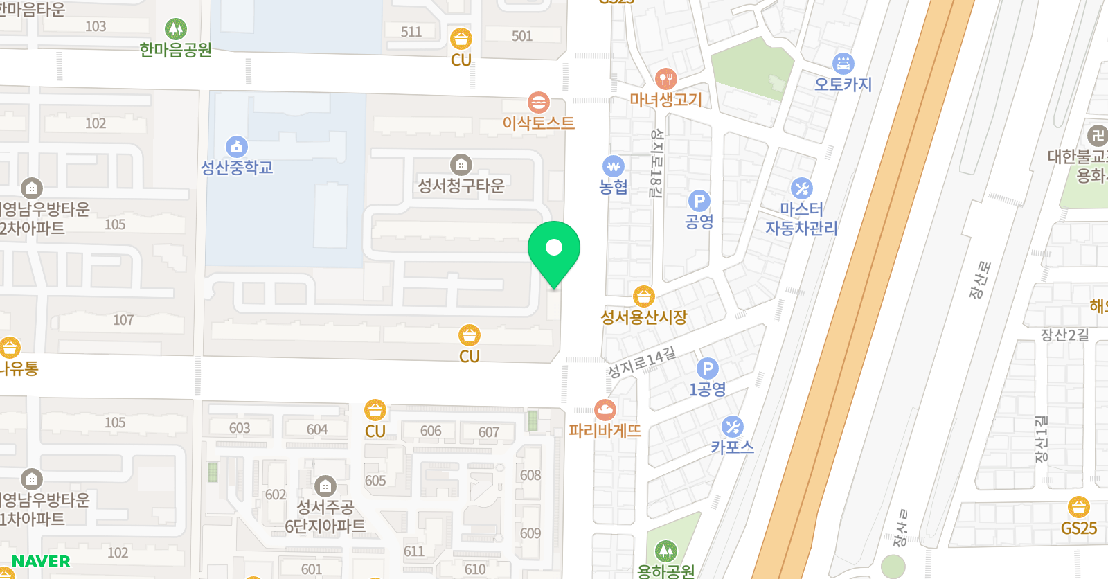 칸타빌레피아노 음악학원 위치