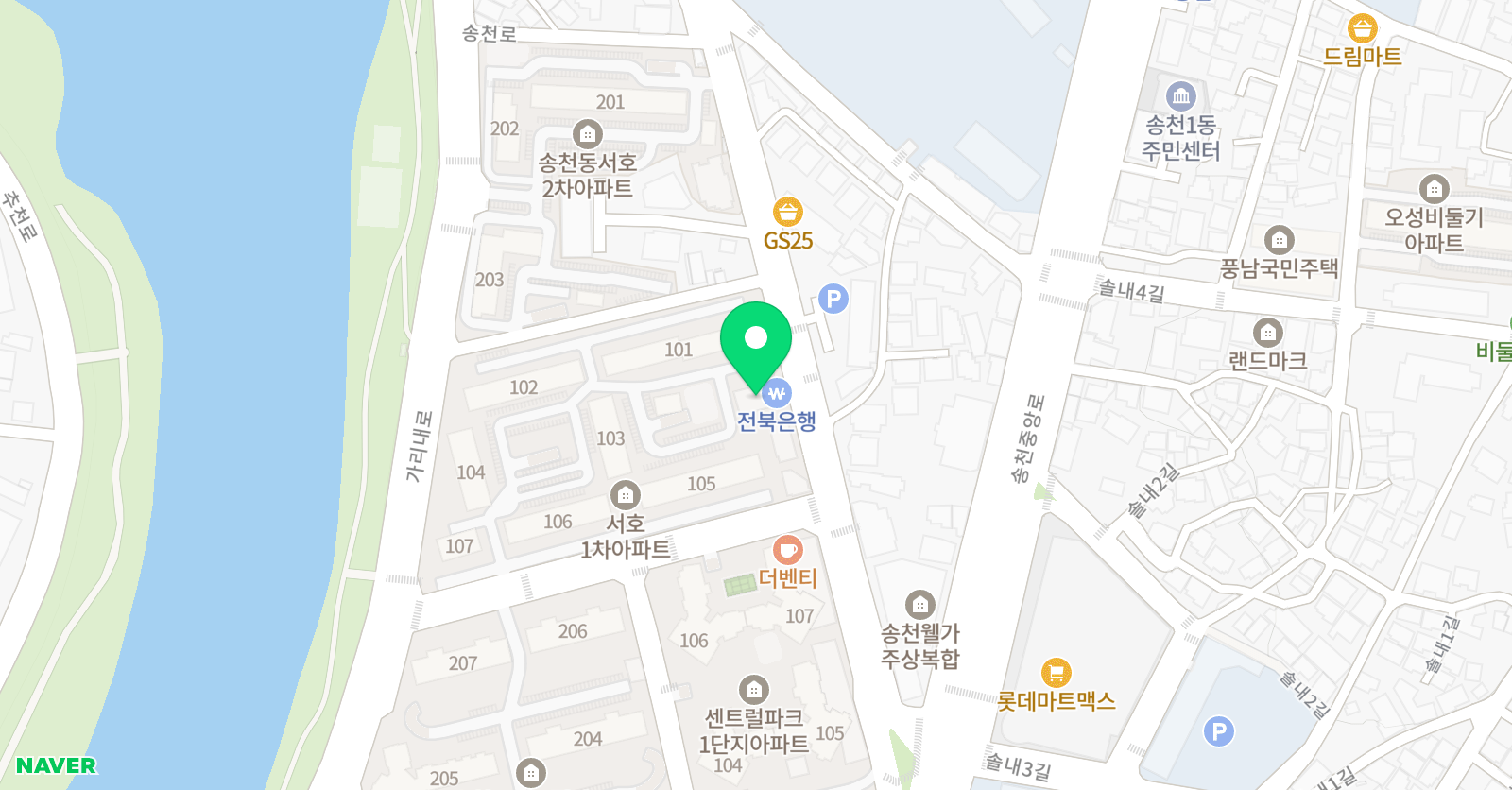 그랜드 영어수학학원 위치