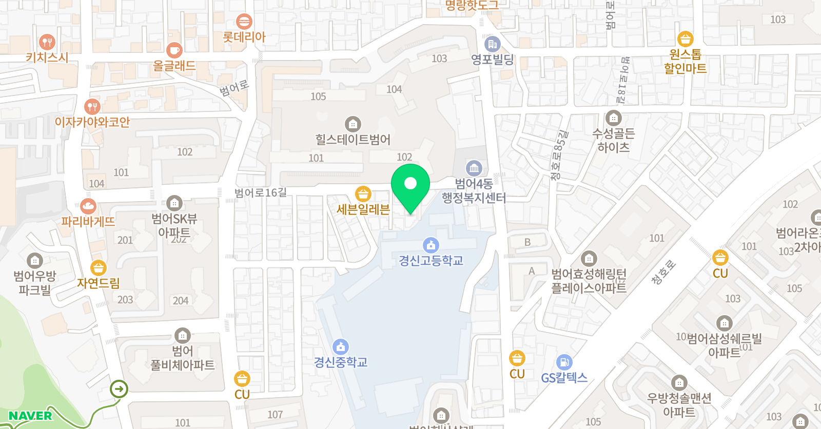 쵸트잉글리쉬 학원 위치
