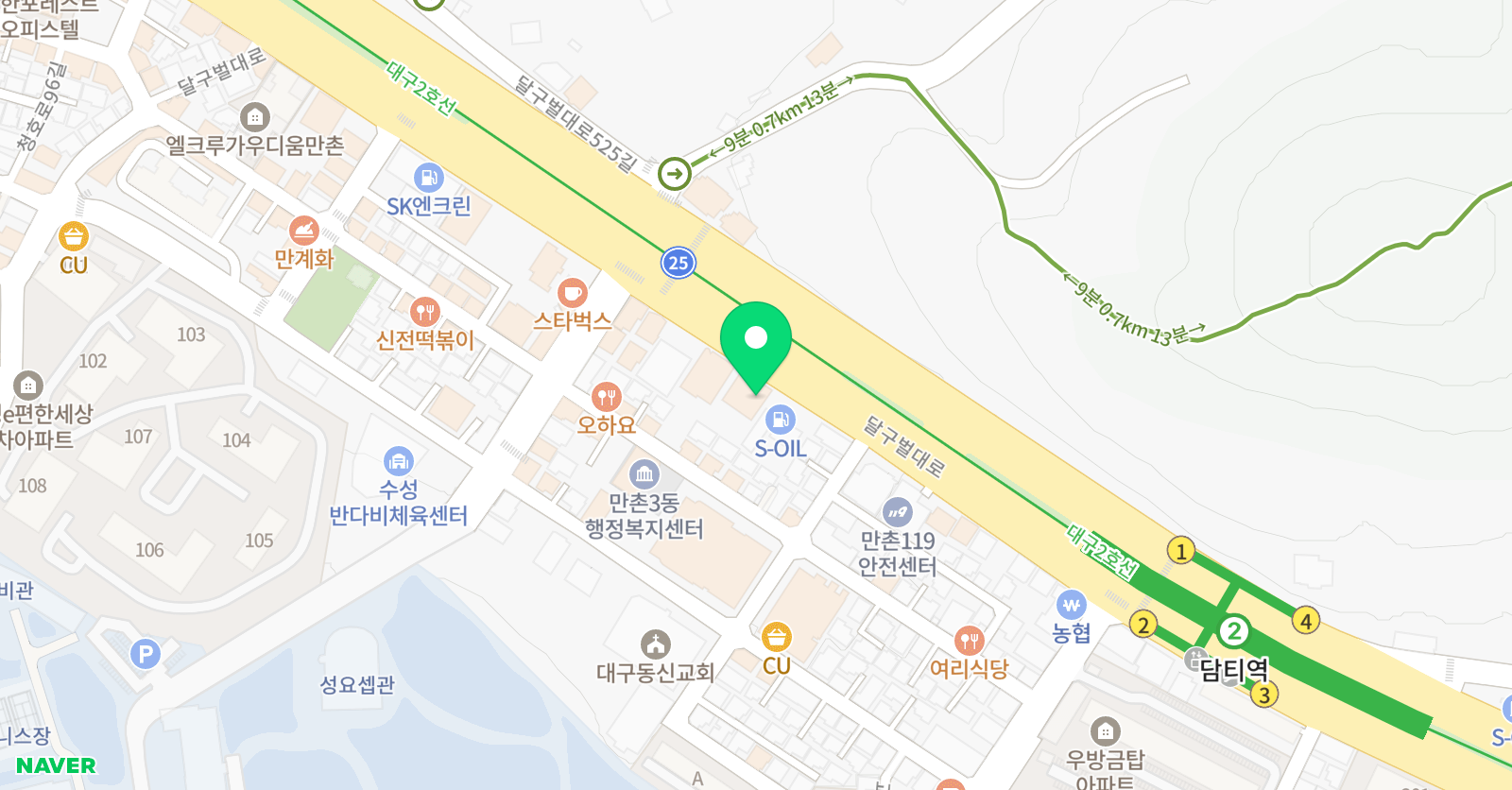 JJune 영어학원 위치