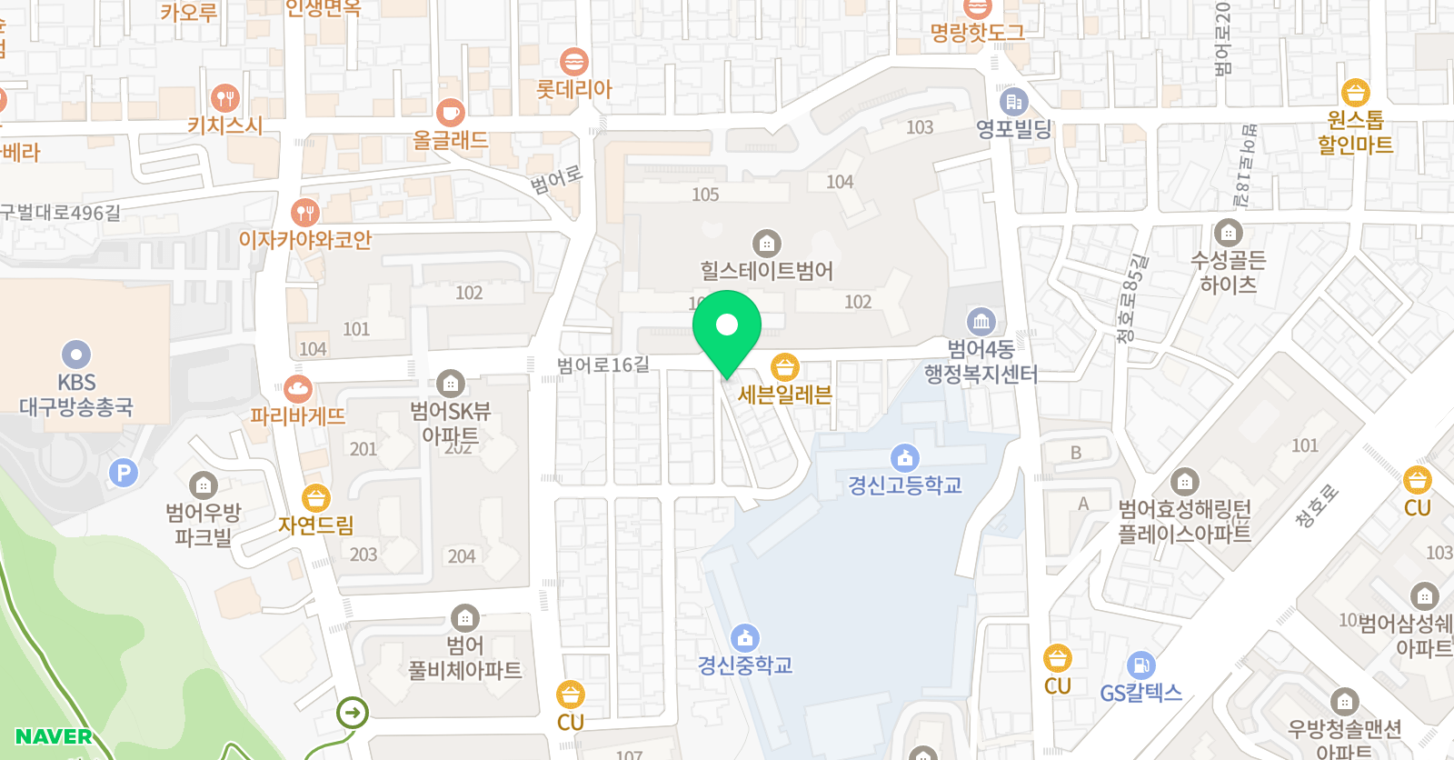 라인 영어학원 위치
