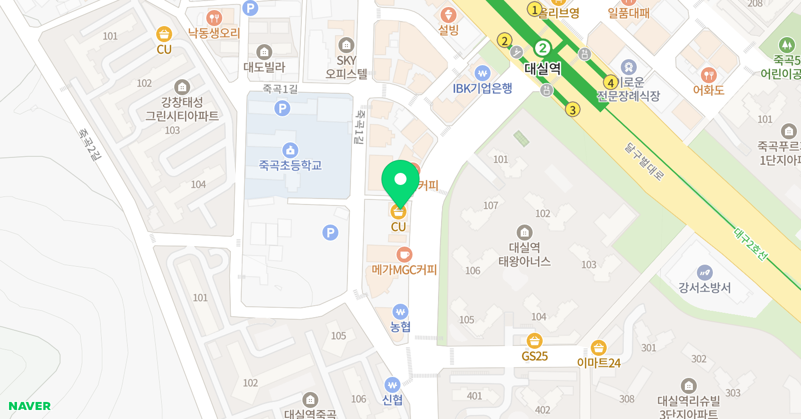 1프로줄탁수학학원 위치