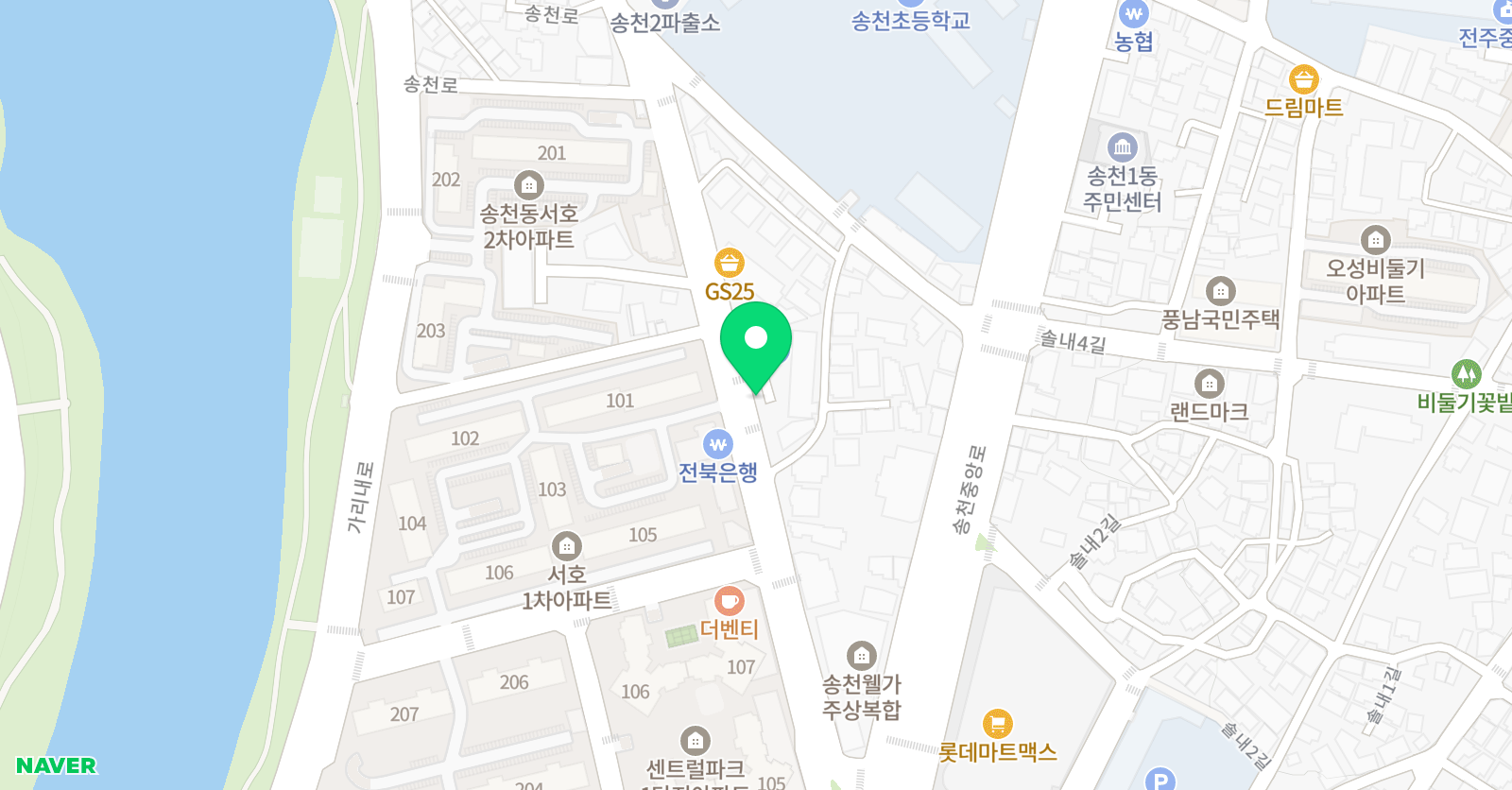 용인대 스타 태권도 위치