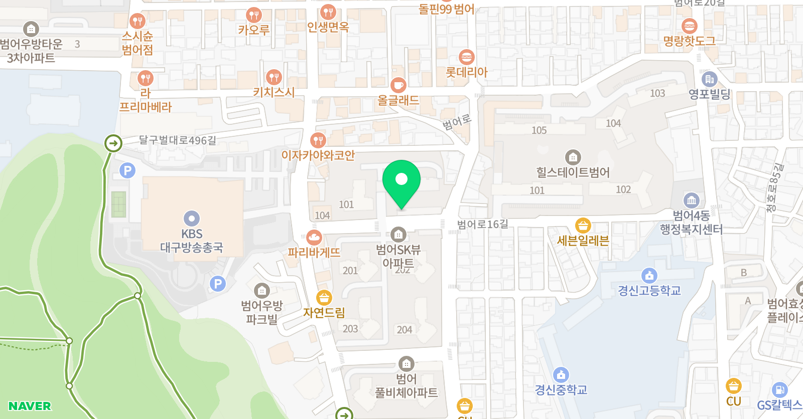 한우리 독서토론논술 학원 위치