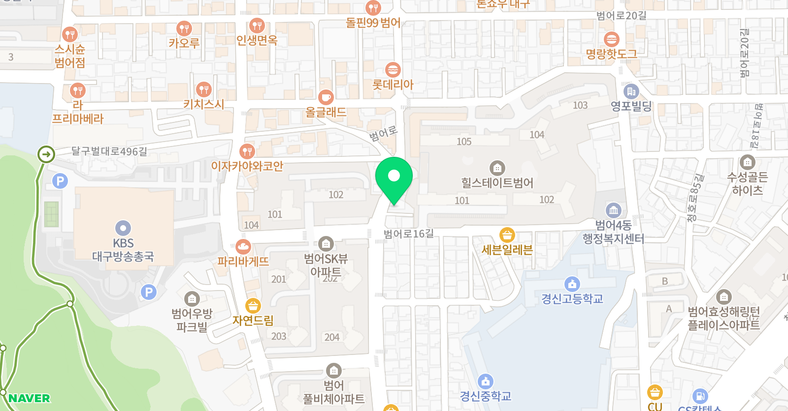 윤쌤 과학수학학원 2,3호관 위치