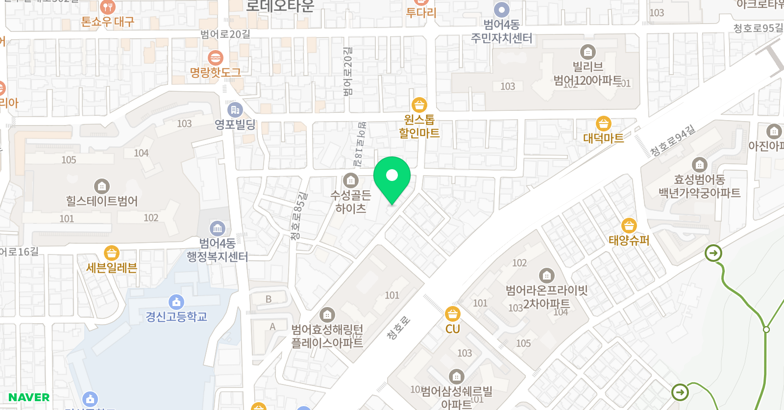 깔루다 아트스튜디오 미술교습소 위치