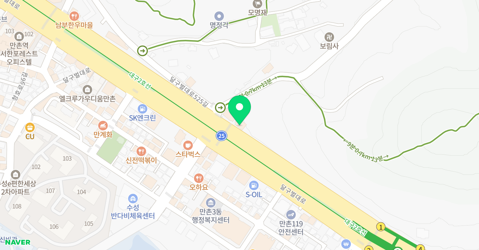 카지 수학학원 위치
