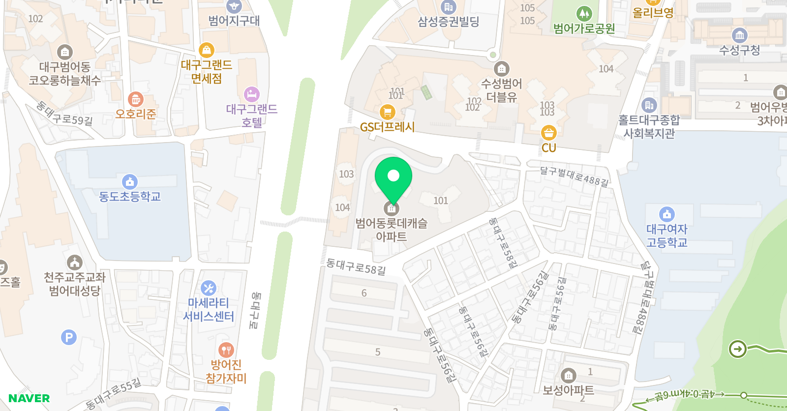 한우리 독서토론논술 대구범어1동독서교실 위치
