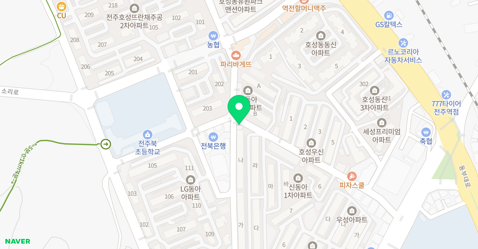 소리샾 실용음악전문학원 위치