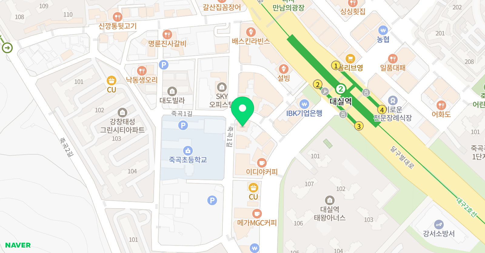 트리플에스 수학전문학원 위치