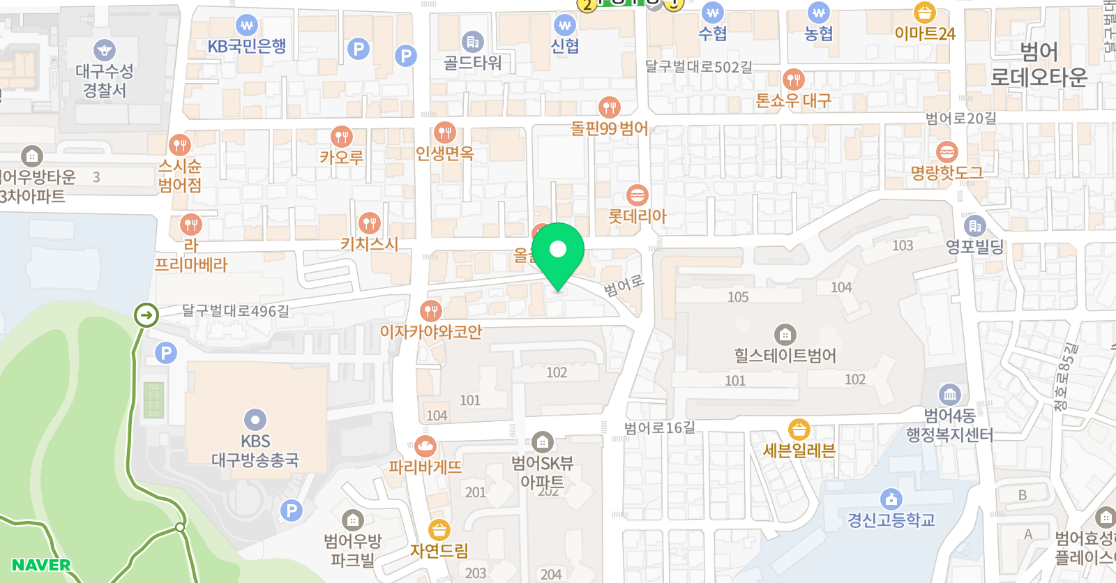 수앤지 수학교습소 위치