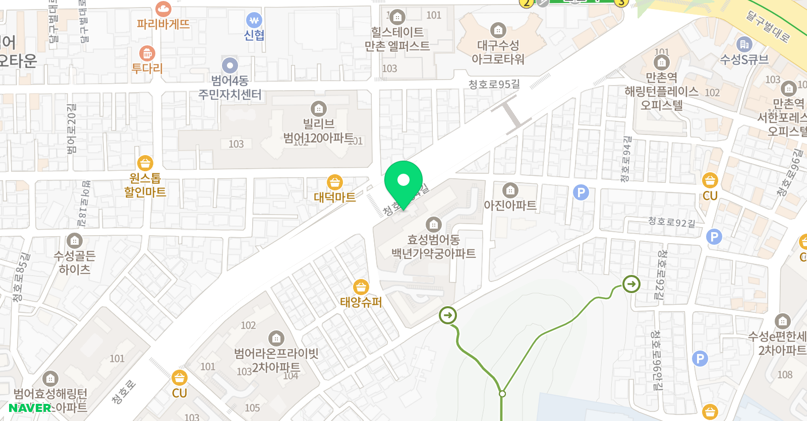 서가 수학 위치