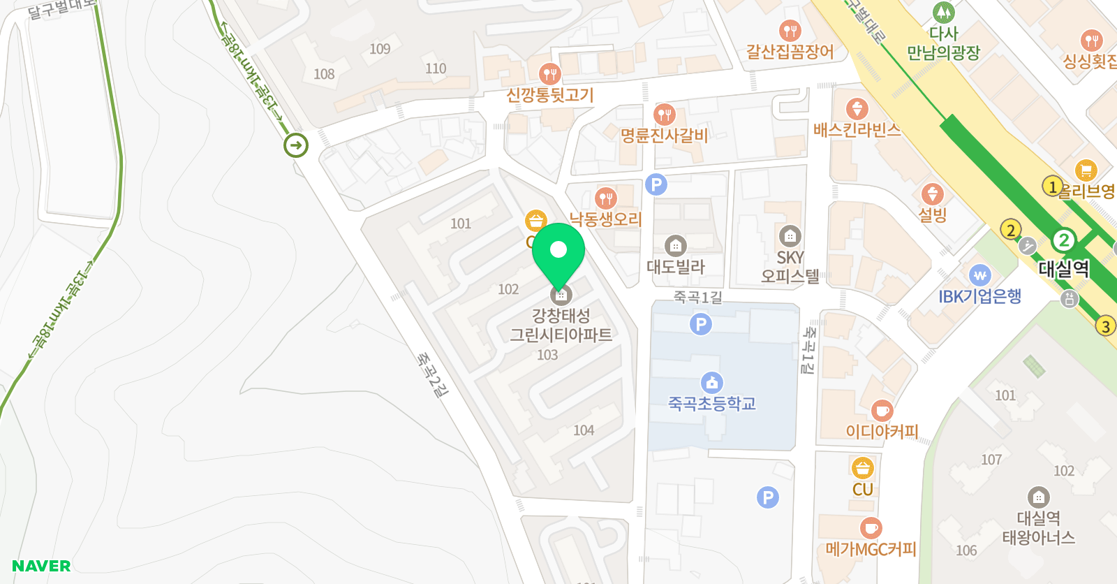 에이피엘 수학교습소 학원 위치