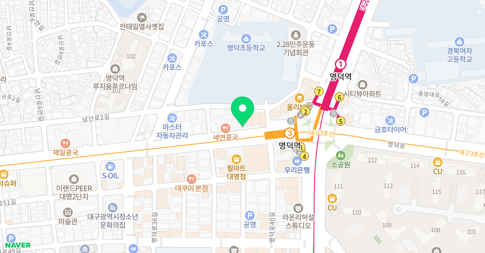 혜윰 미술학원 위치