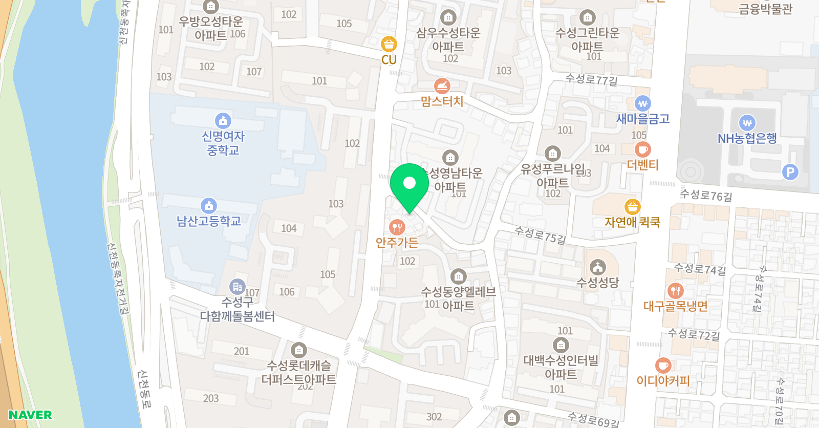 와이즈 영어학원 위치