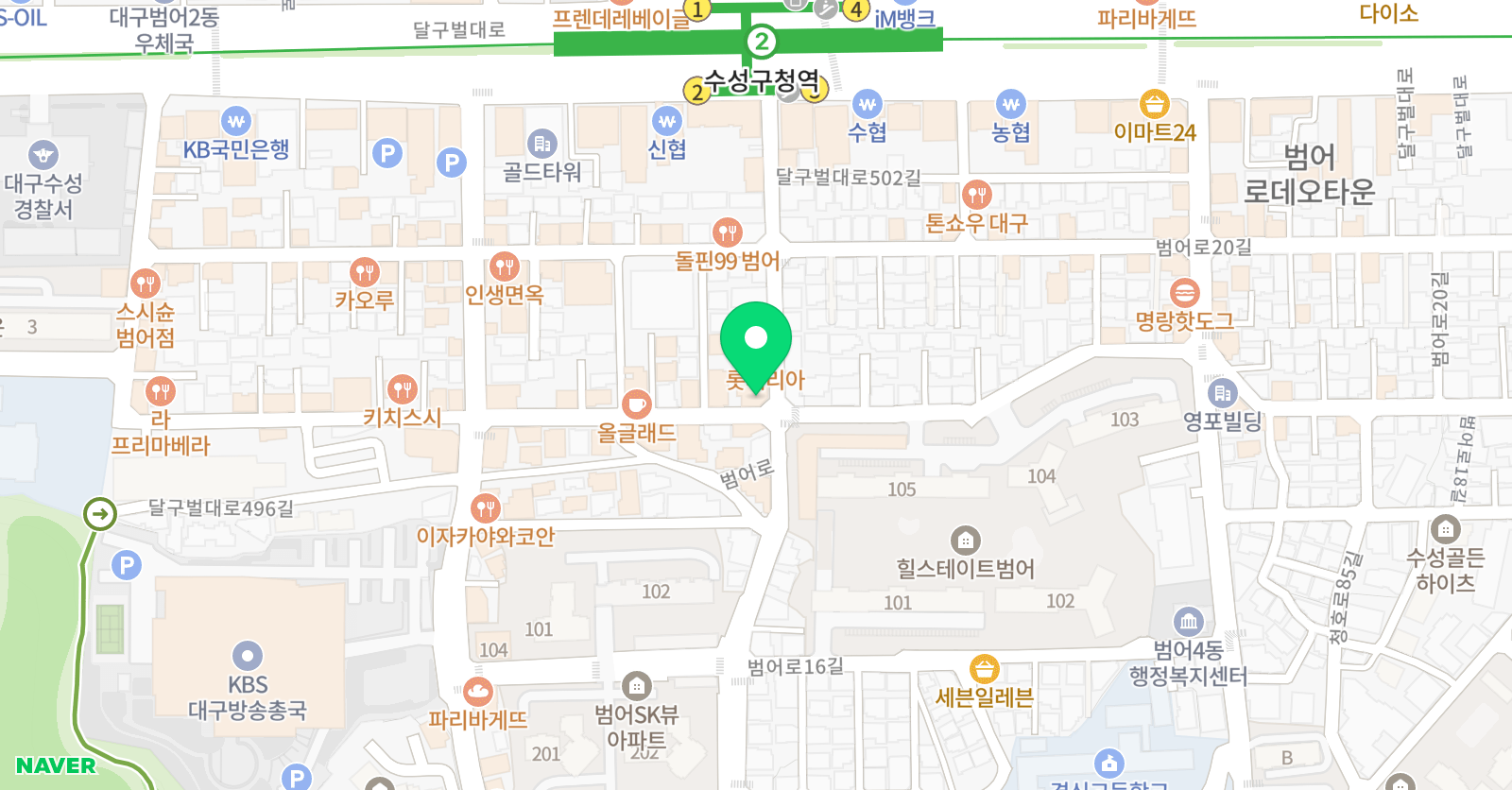 강남 수학학원 범어점 위치