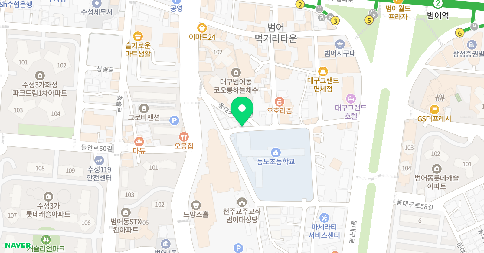 범어씨투엠 위치