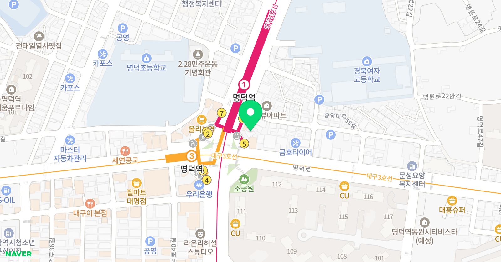 비손실용 음악학원 위치