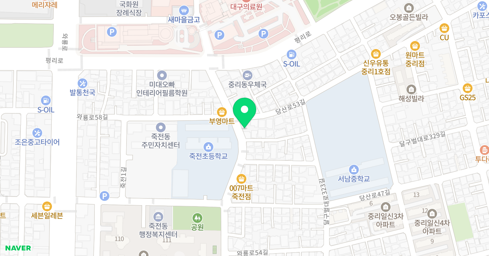 JB 으뜸학원 위치