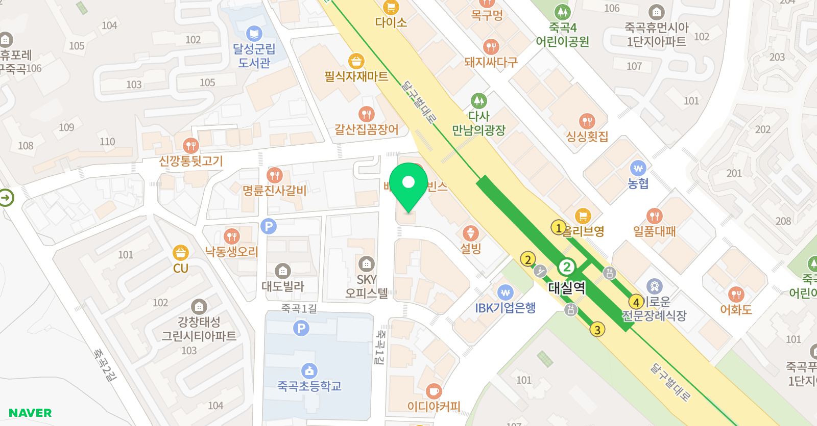 퍼시픽 어학원 위치