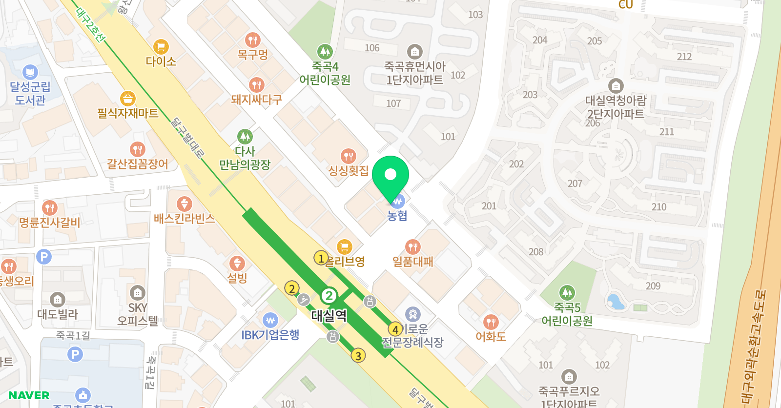 오륜 태권도 EMP줄넘기클럽 위치