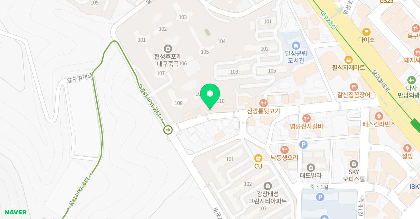 예담 태권도장 위치