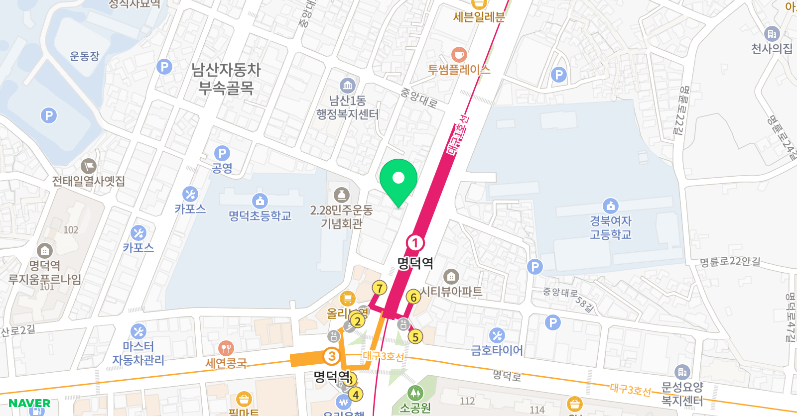 뉴디자인그림섬 미술학원 위치
