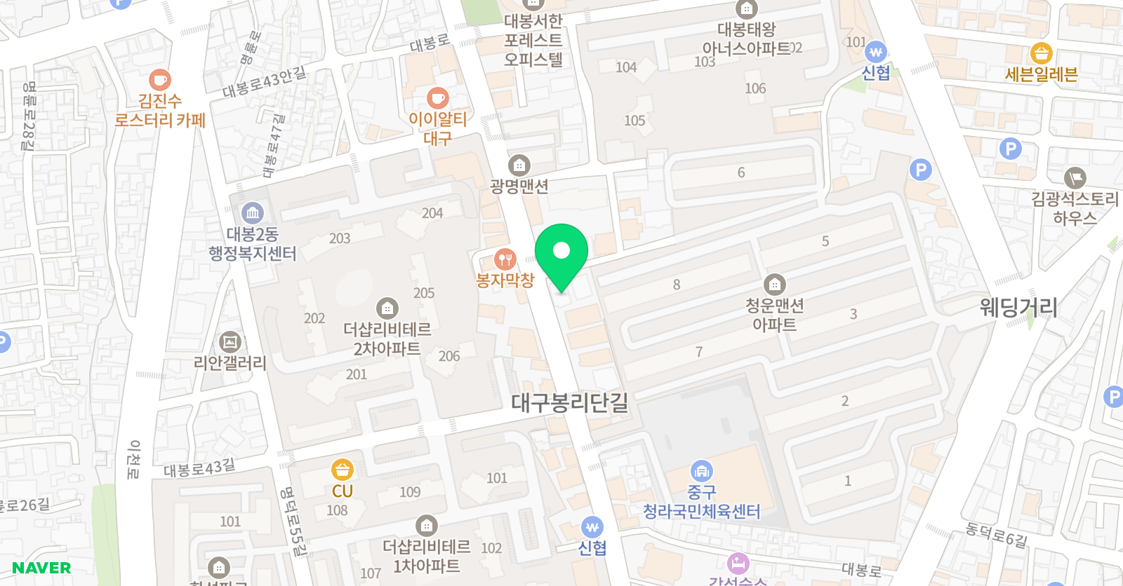 계명대석사 수 태권도 위치