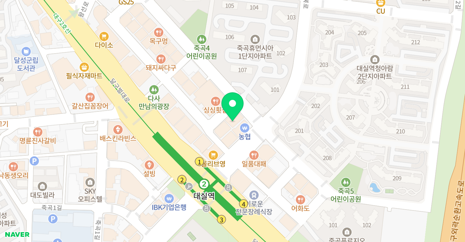 이룸 수학전문학원 위치