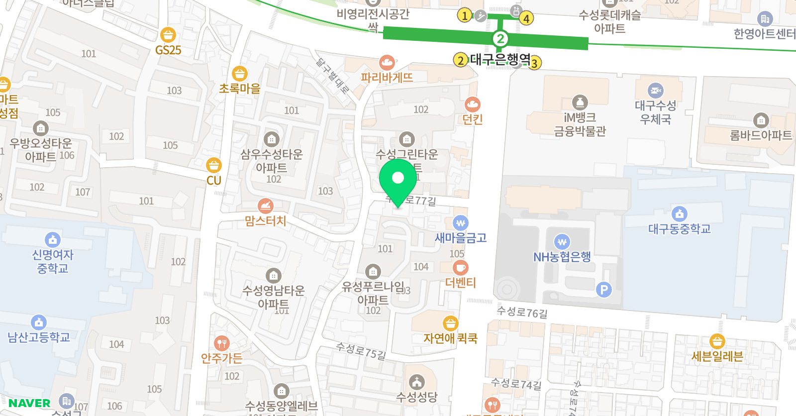 WIZ 외국어학원 위치