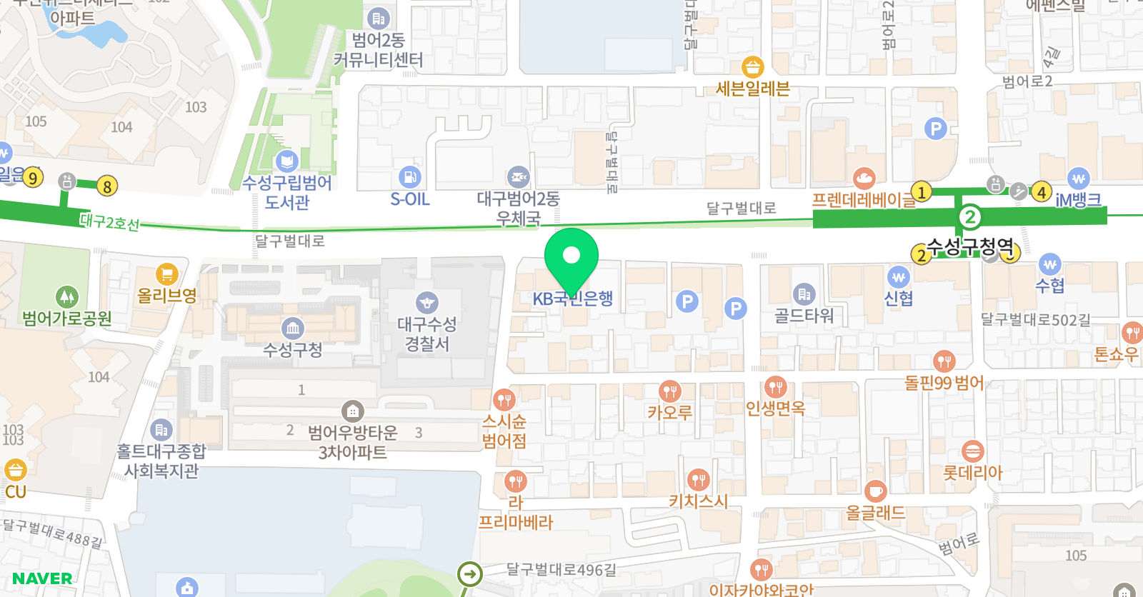 수학의힘 수학학원 위치