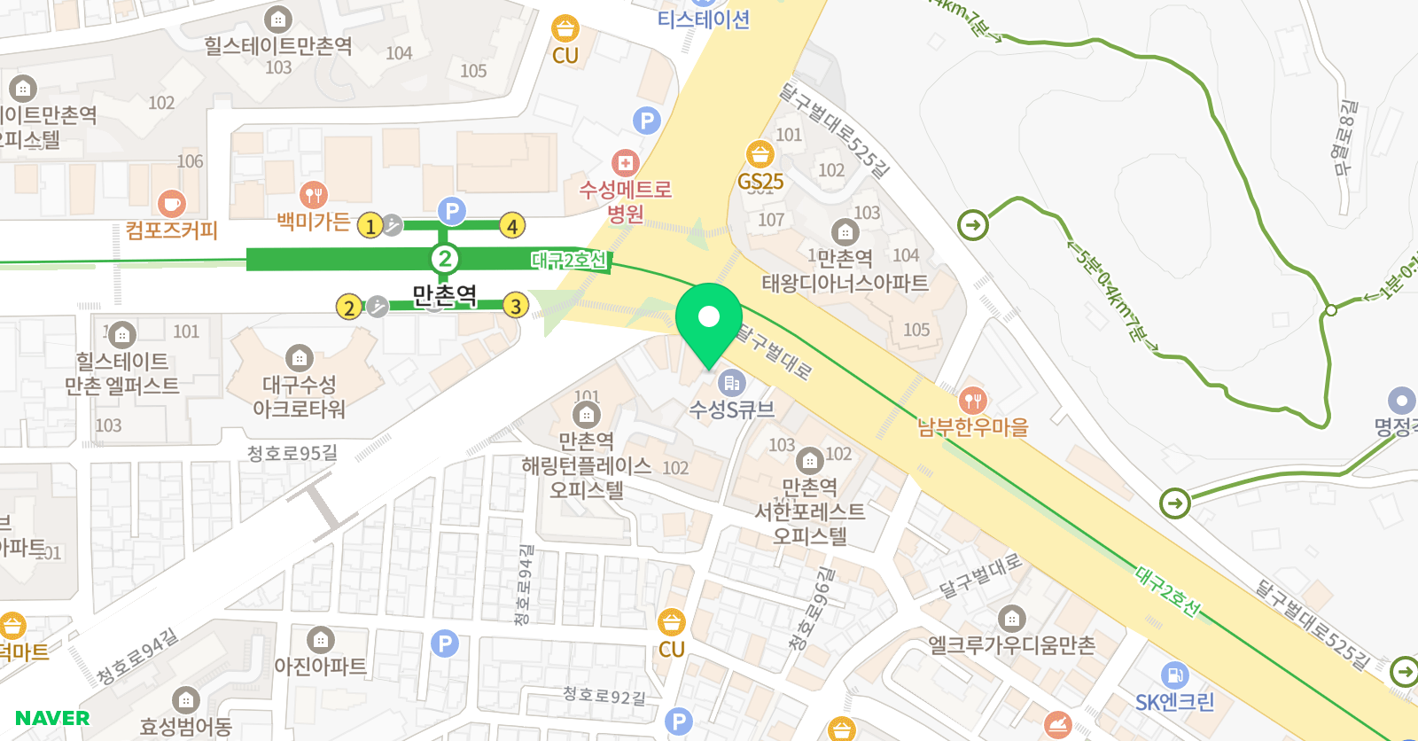 필로스 논술학원 위치