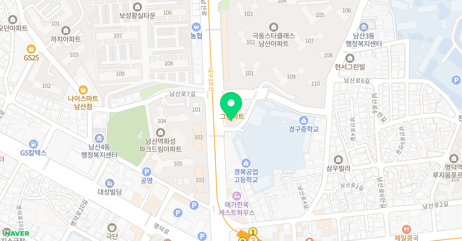 청람 easy학원 위치