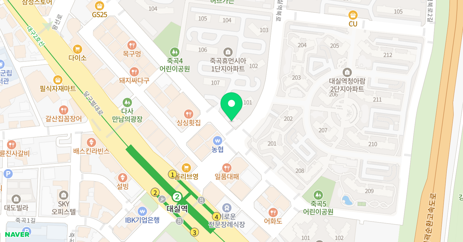 빛 미술학원 위치