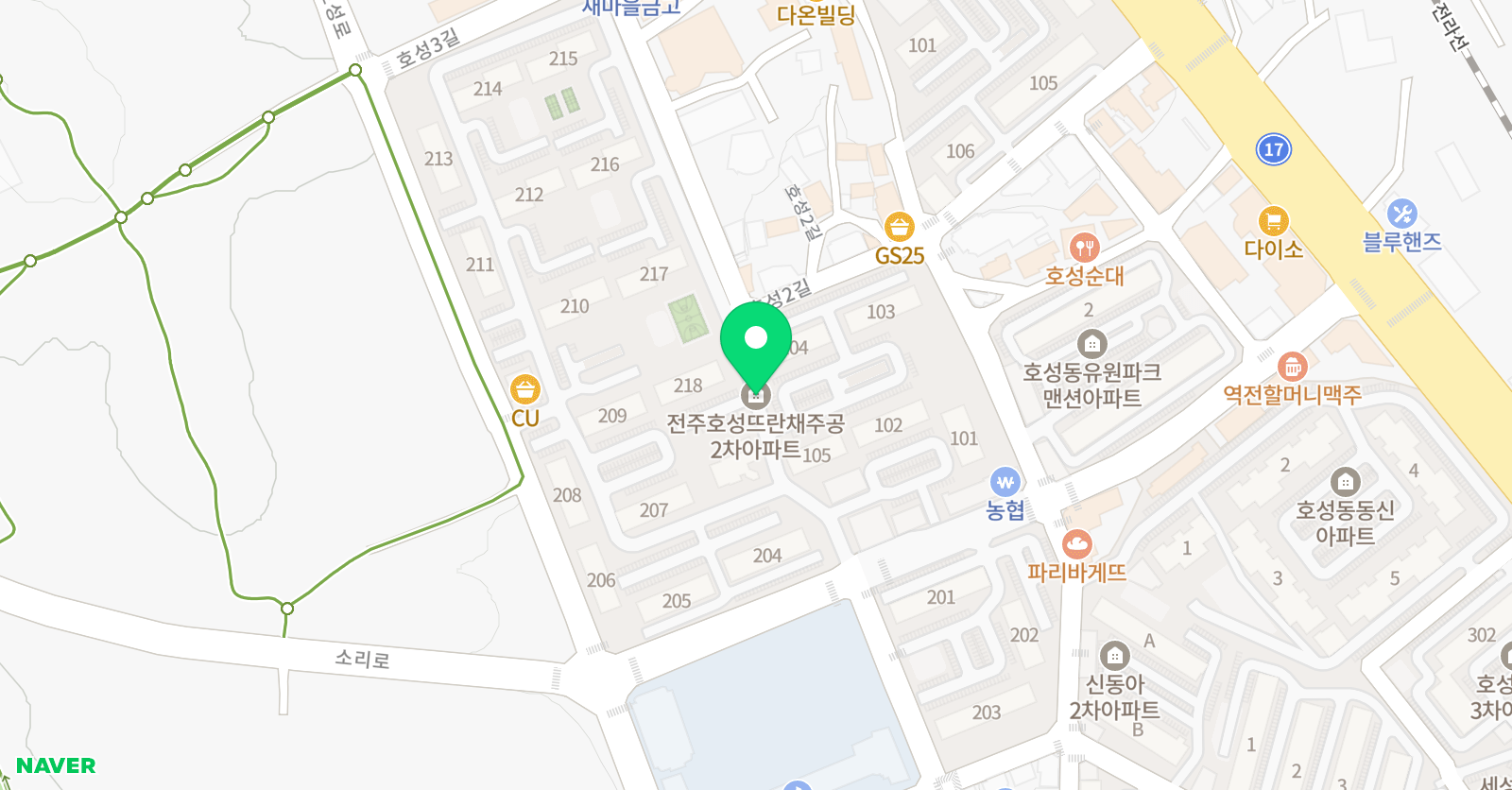 눈높이 호성공부방 위치