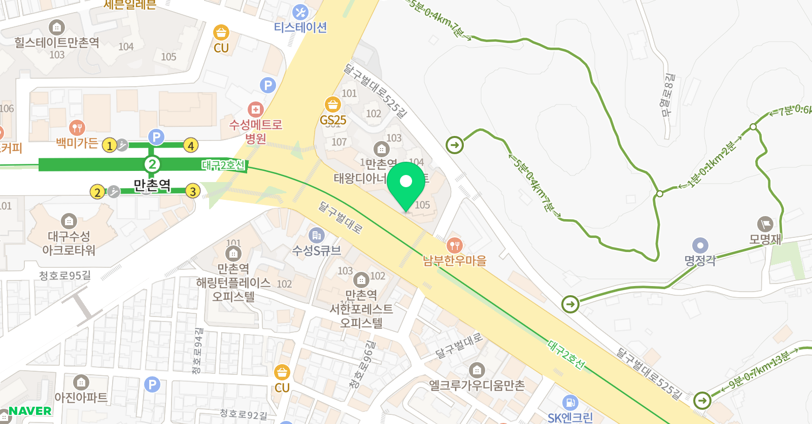 스마트해법수학 한쌤스마트해법수학교습소점 위치