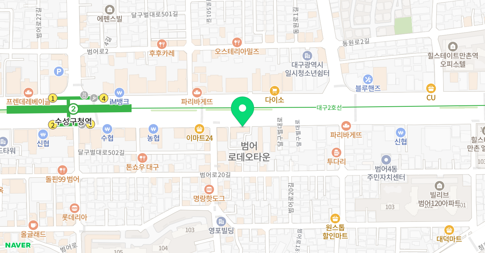 SAT칸토르 학원 위치