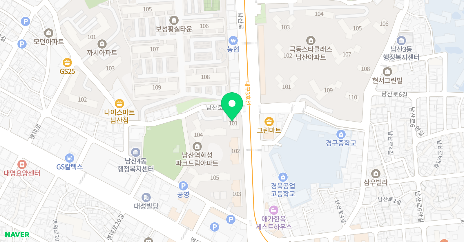 남산안단테 피아노교습소 위치