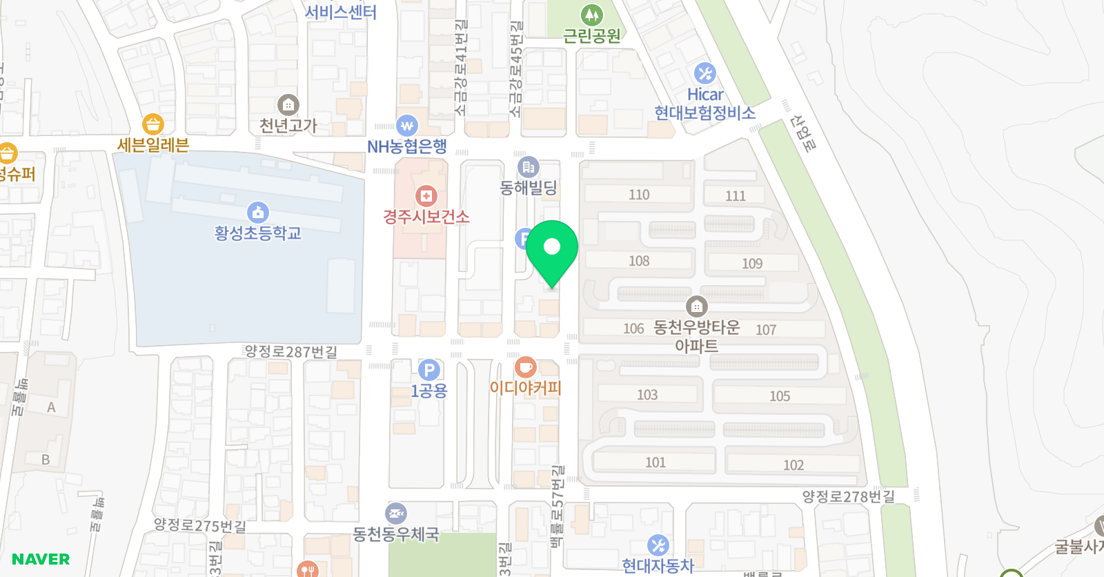 짱 피아노학원 위치
