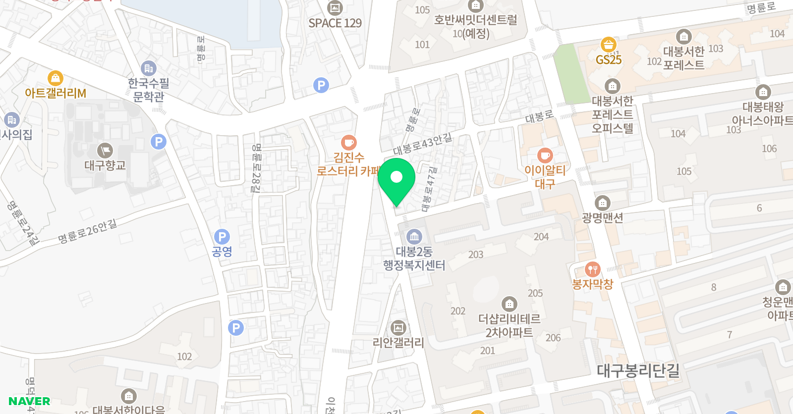 이티씨 미술학원 위치